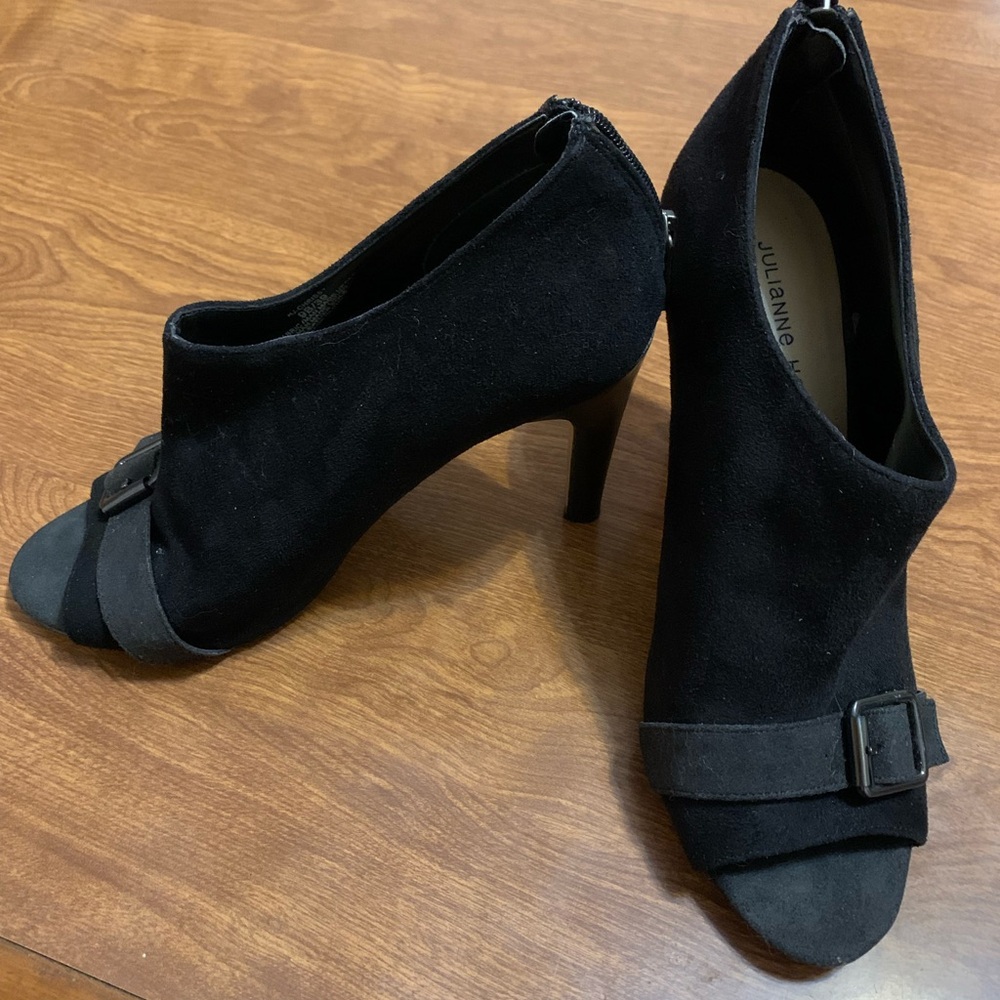 Black Peep Toe Heels bootie Juliana Hough by solesociety size 9